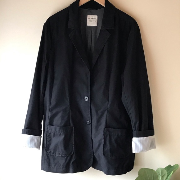 NWOT Women’s Old Navy XXL Black Blazer - Picture 2 of 5